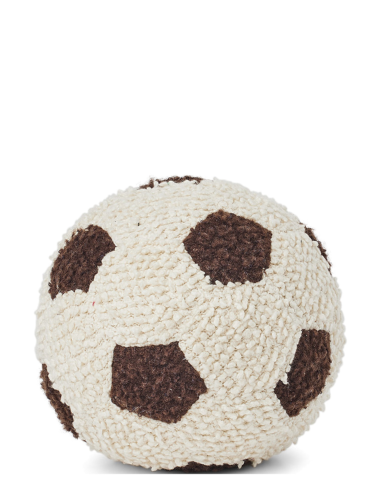 Knitted Football, Bouclé Toys Soft Toys Stuffed Toys Multi/patterned Smallstuff