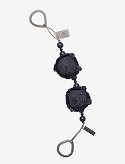 Stroller chain, knittet, Navy lion - NAVY