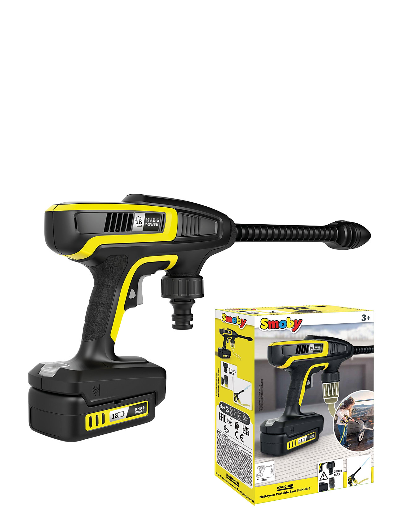 Smoby Kärcher Khb6 Pressure Washer Yellow Smoby