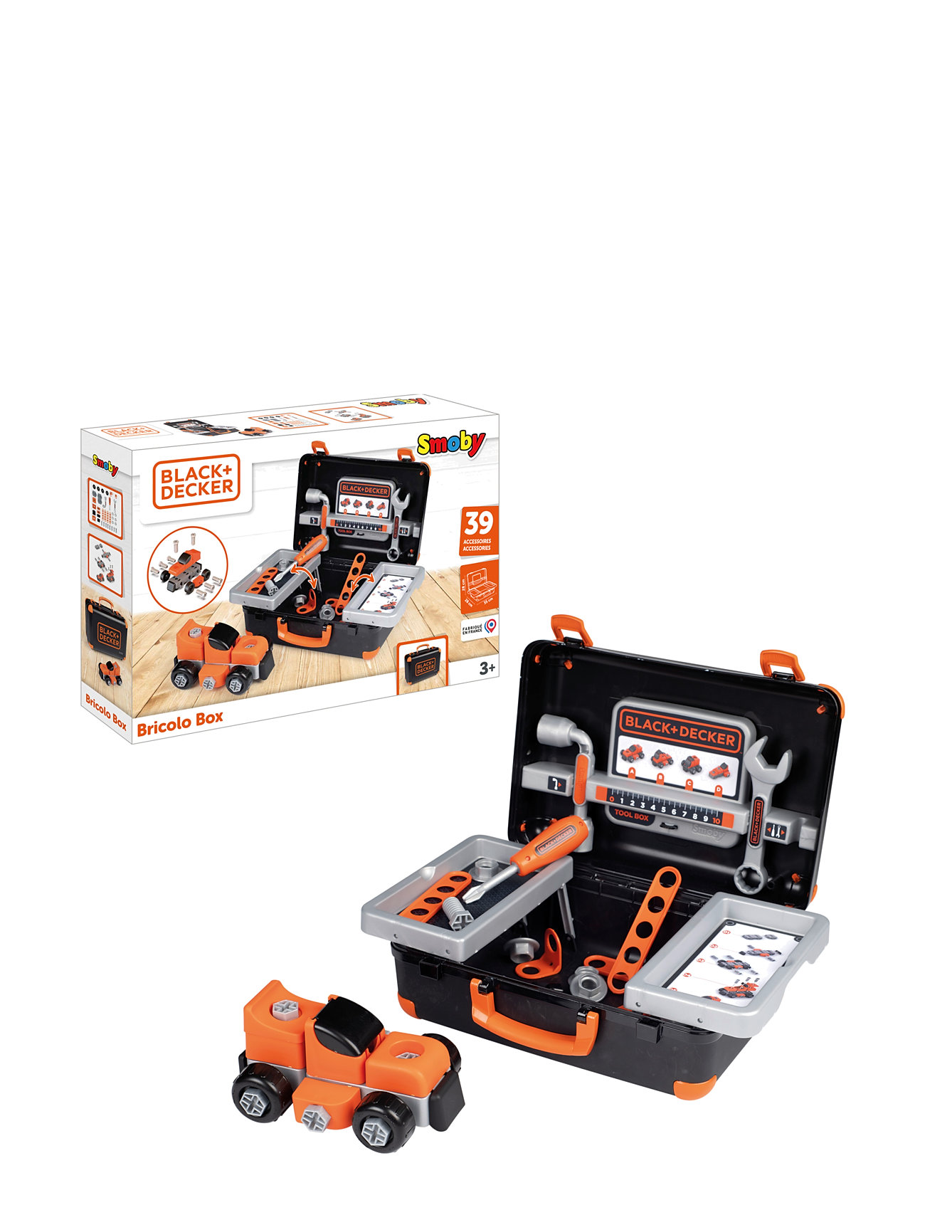 Black&Decker Bricolo Box Toys Role Play Toy Tools Multi/patterned Smoby