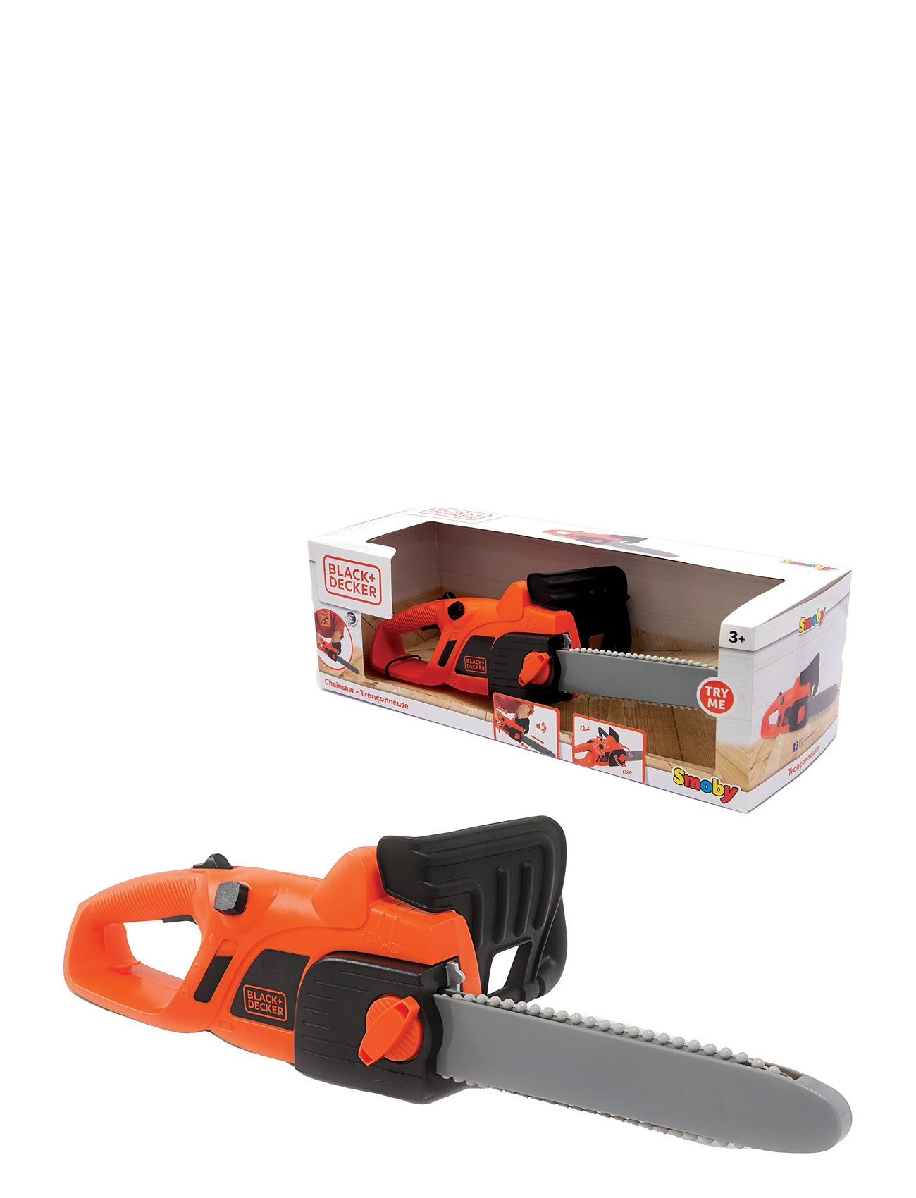 Smoby Black+Decker Chainsaw Toys Role Play Toy Tools Multi/patterned Smoby