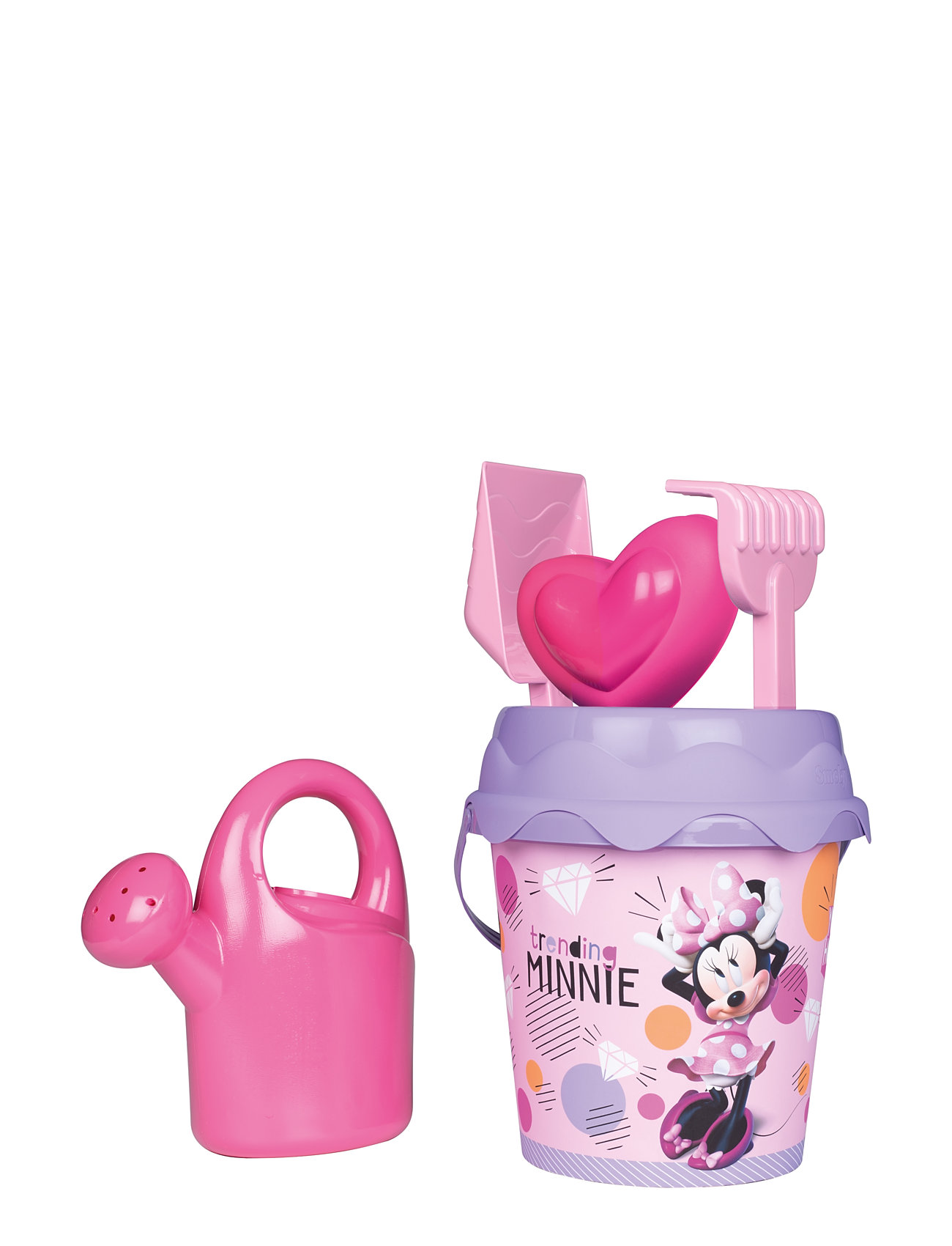 Minnie Sand Bucket Set With Watering Can Patterned Smoby