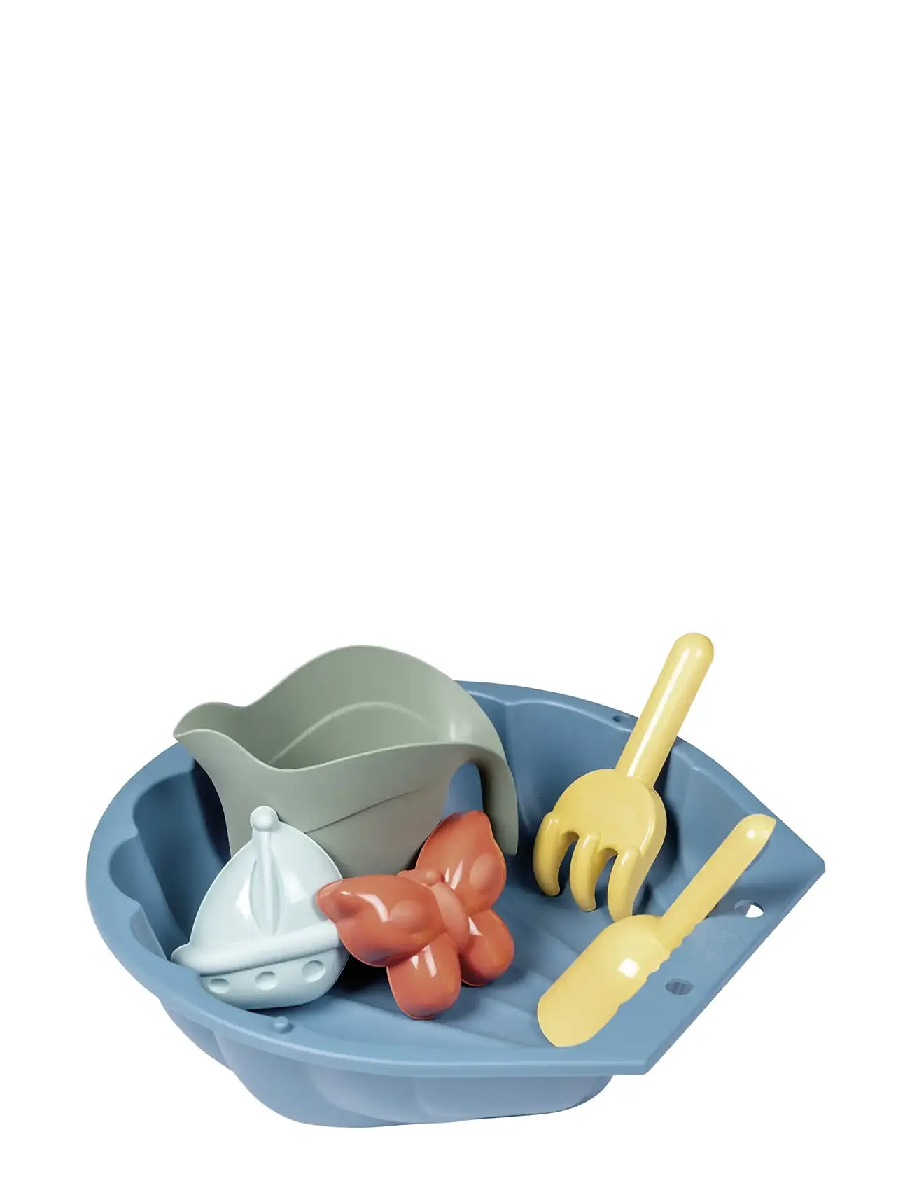 Smoby Life Mini Snäckskal Sandlåda Med Sandleksaker Toys Outdoor Toys Sandpit Blue Smoby
