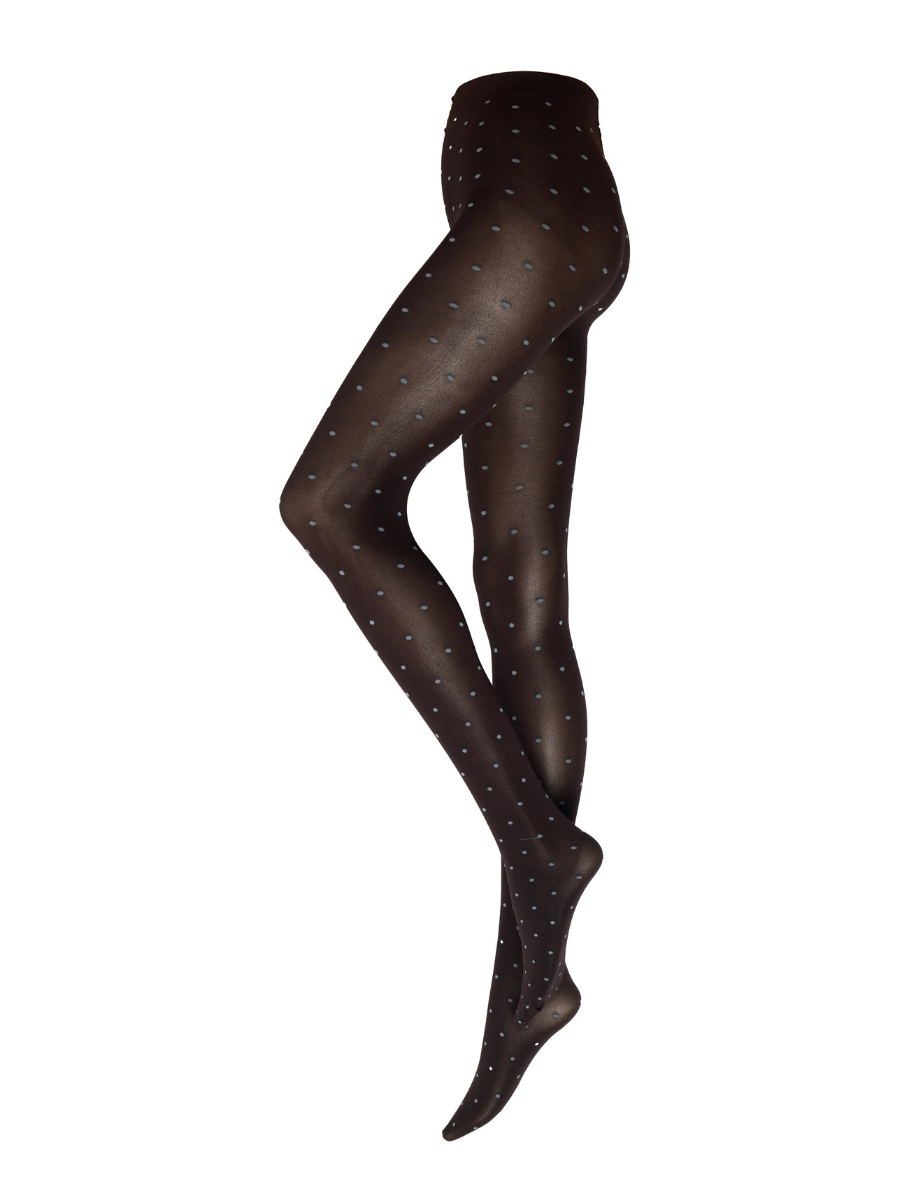 Sneaky Fox Dot Tights, One Size, Brown, Lingeri > Strømpebukser & Leggings, Dame
