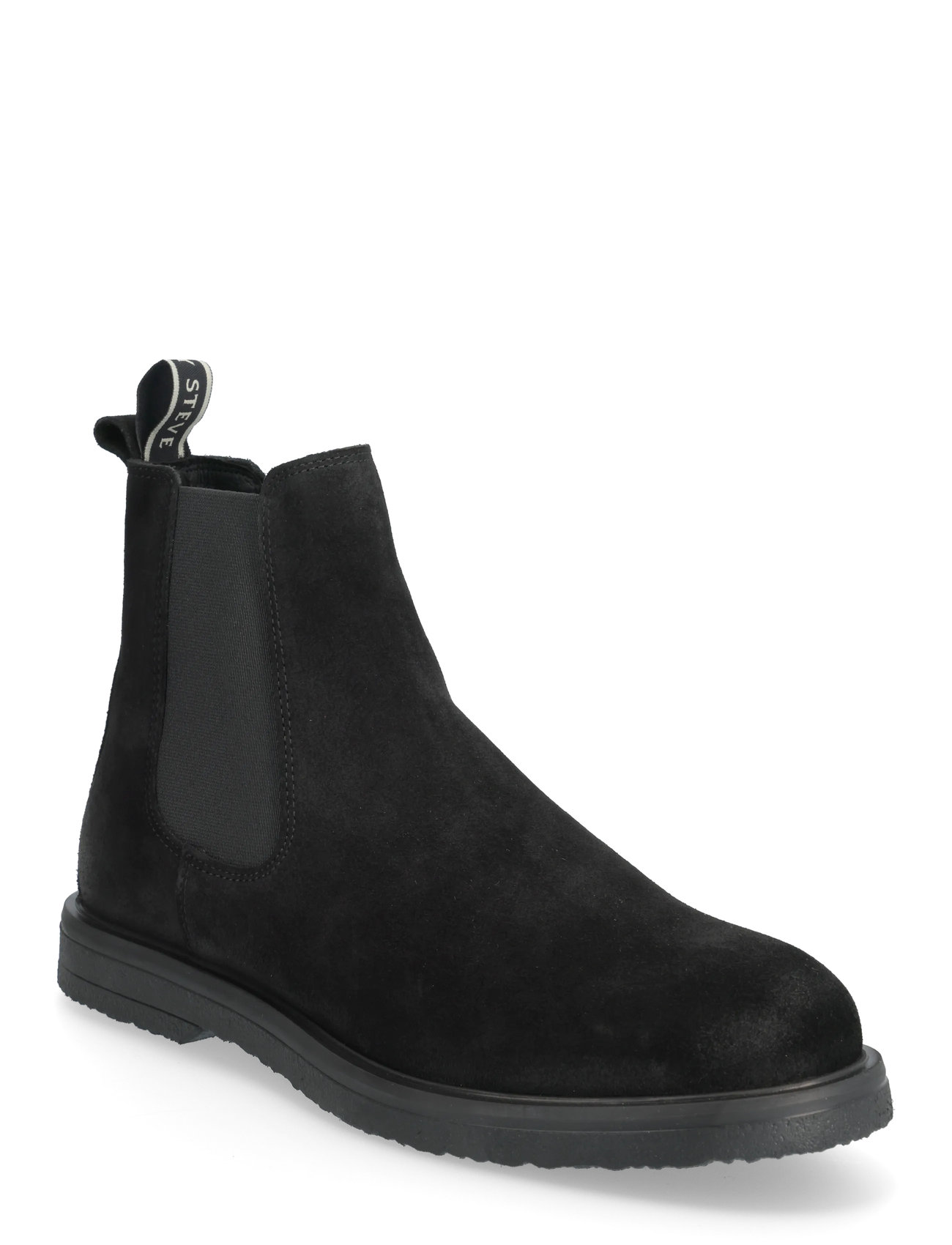 Sneaky Steve Stanley Suede Chocolate, 40, Black, Støvler > Chelsea-Støvler, Herre