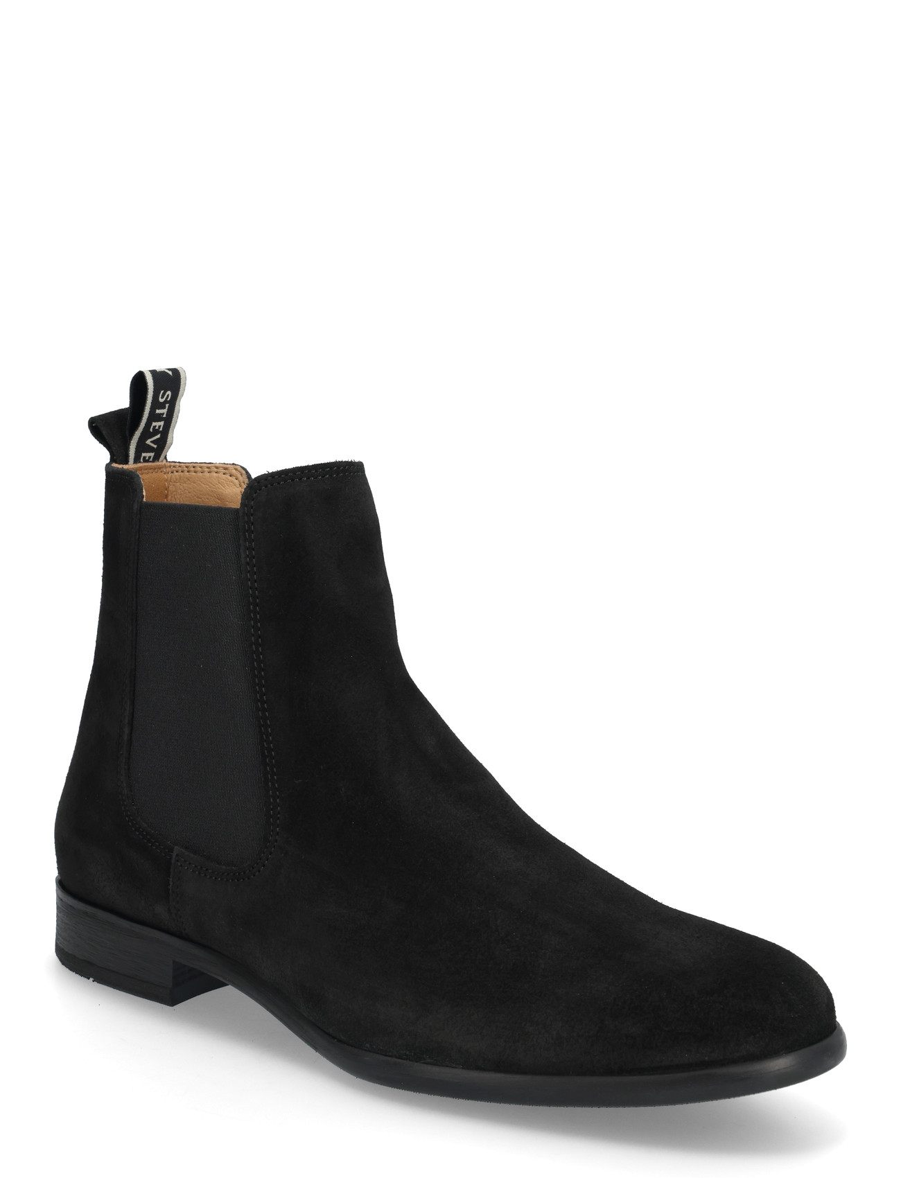 Sneaky Steve Covent Chelsea Suede Chocolate, 45, Black, Støvler > Chelsea-Støvler, Herre