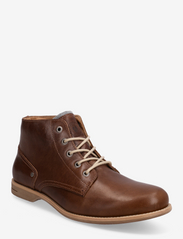 Crasher Leather Shoe - COGNAC TEXAS
