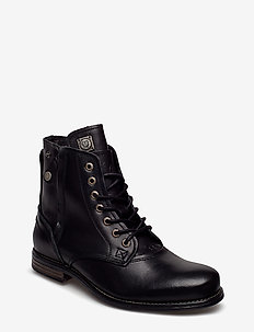 Kingdom Leather Shoe - buty sznurowane - black