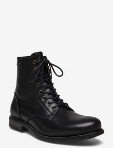 Nicco Leather Shoe - kängor med snörning - black