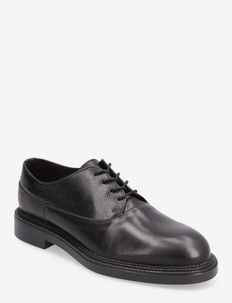 Glen Leather Shoe - oxford kengät - black