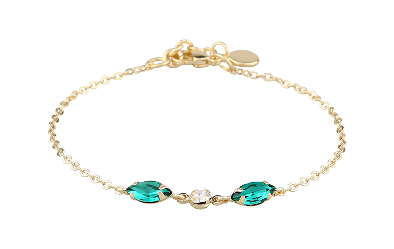 SNÖ of Sweden Luisa chain brace g grön Smycken SNÖ of Sweden Luisa chain brace g grön Smycken