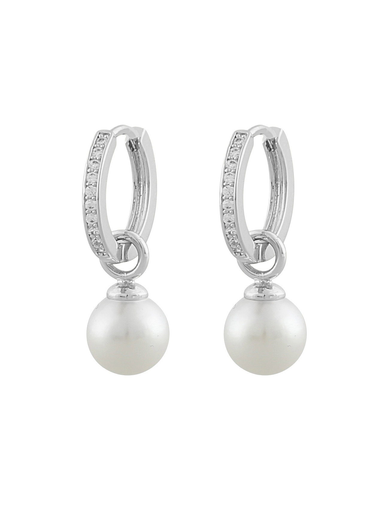 SNÖ Of Sweden Core Pearl Ring Ear Silver