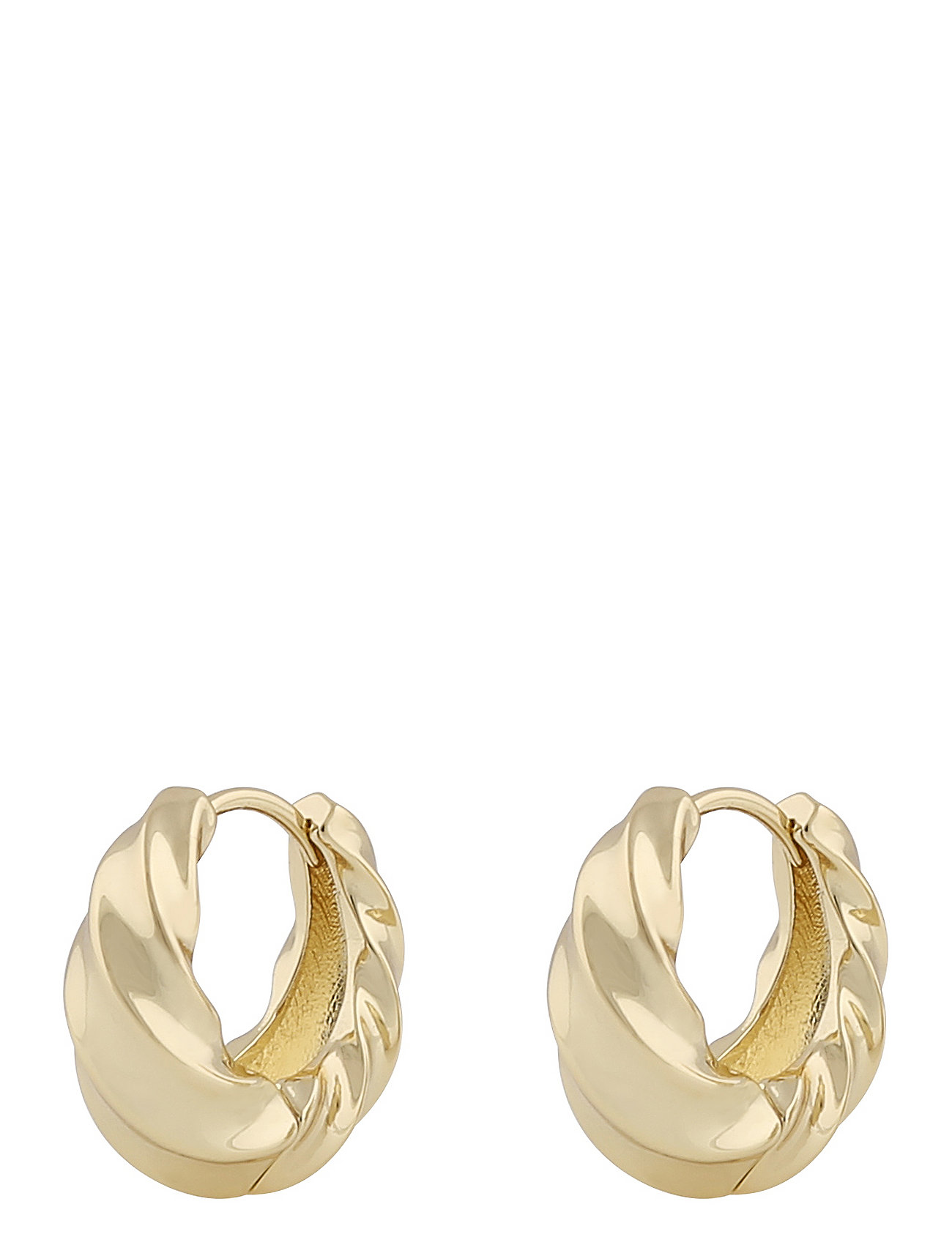 SNÖ Of Sweden Lydia Big Twist Ring Ear Plain G Guld