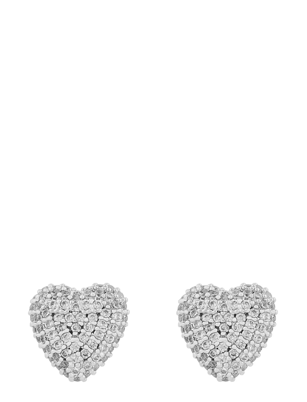 SNÖ OF SWEDEN Stina Heart Ear S/Clear - Onesize Silber - One Size - Damen