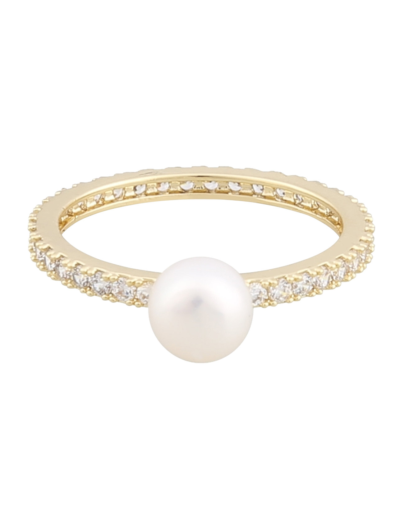 Rio Small Pearl Ring G/White Gold SNÖ Of Sweden