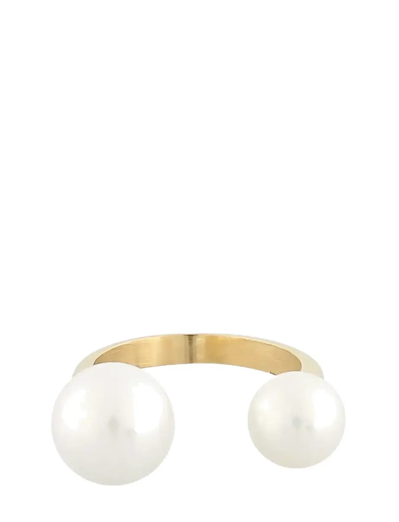 SNÖ OF SWEDEN Rio Double Pearl Ring G/Weiß - M Gold - M - Damen