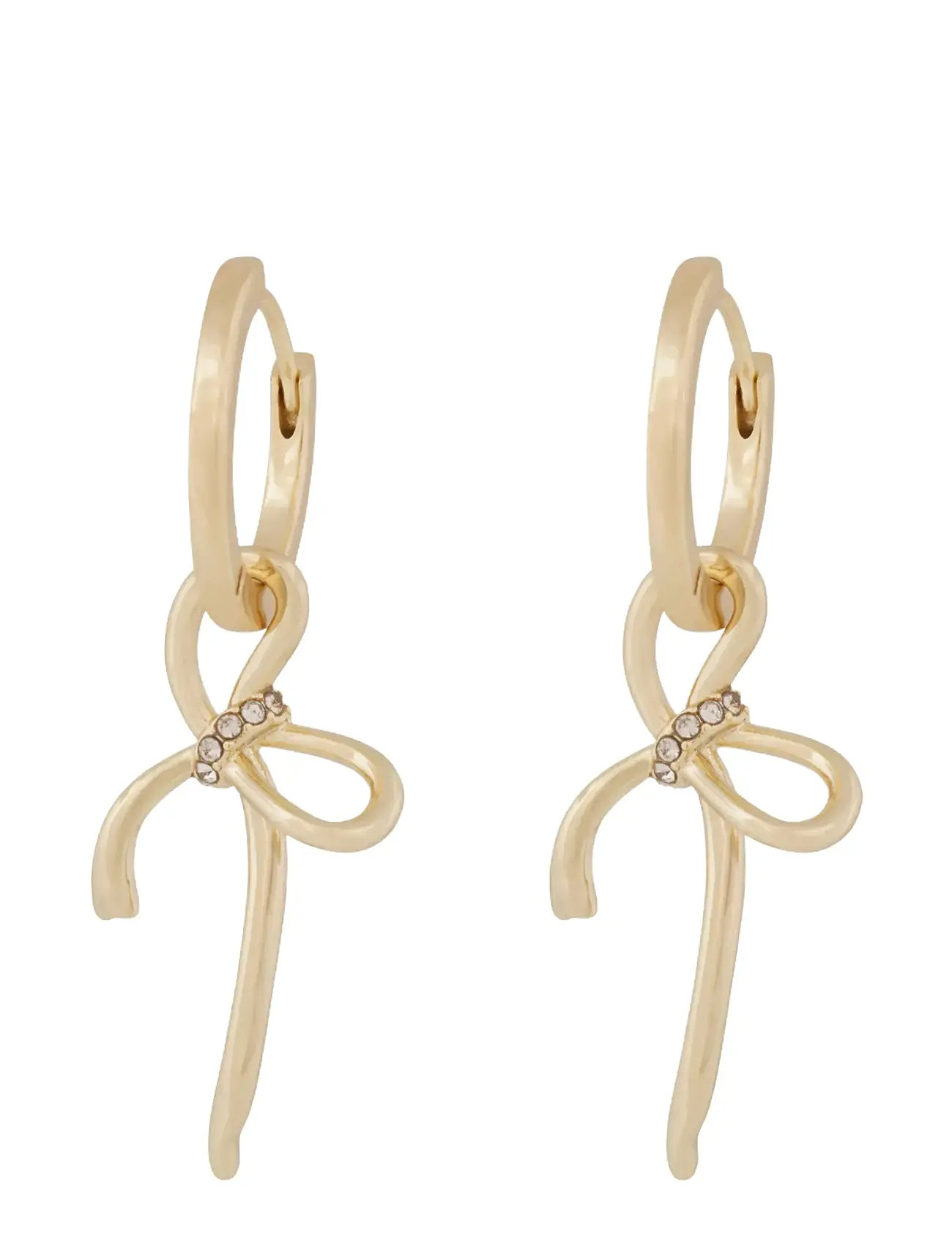 SNÖ OF SWEDEN Ribbon Klein Anhänger Ear G/Clear - Onesize Gold - One Size - Damen