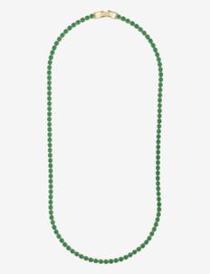 London stone neck 42 g/green - statementhalsband - green