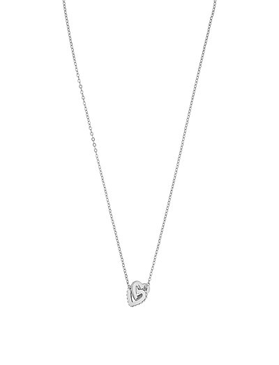 SNÖ of Sweden Connected Pendant Neck Heart 42 S/clear - Halsband med ...