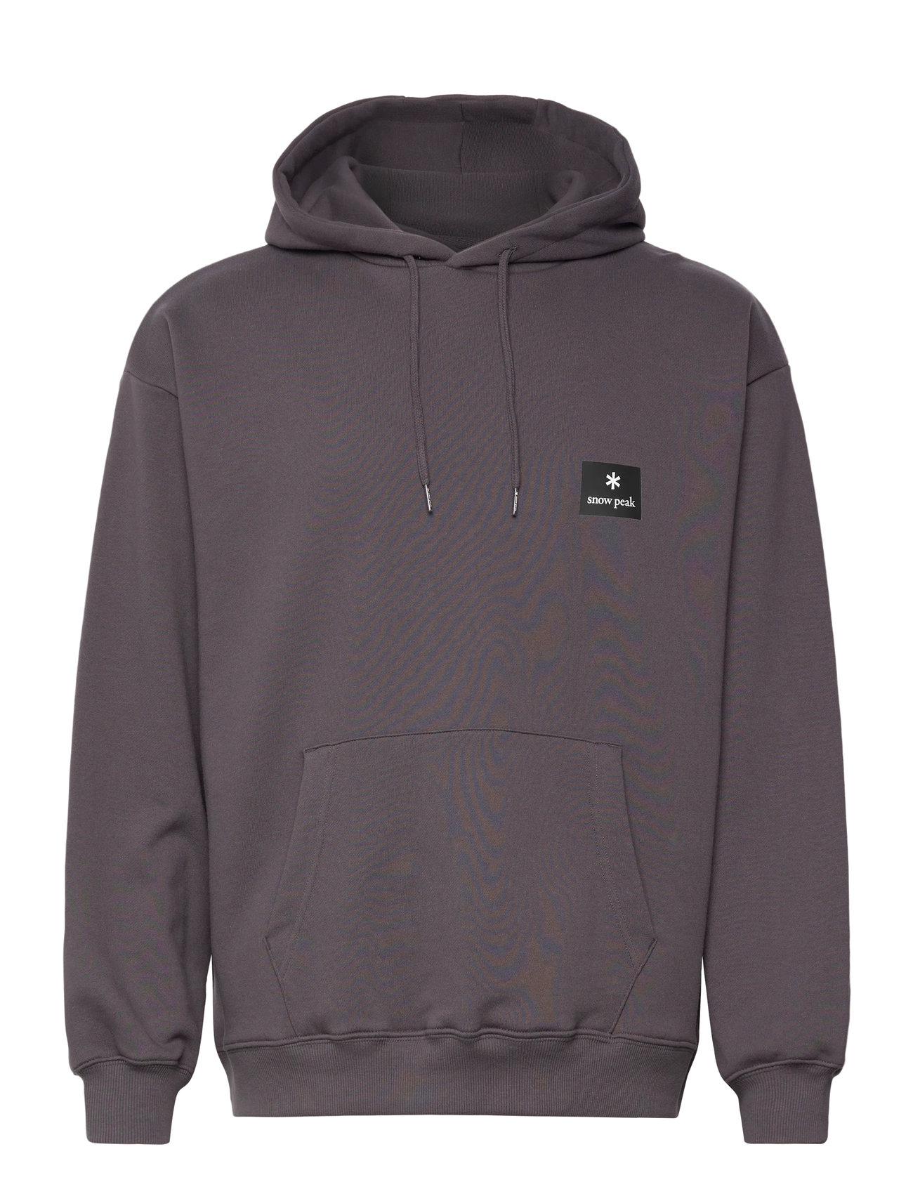 SNOW PEAK Nsd Square Logo Hoodie, S, Grey, Sport Sweatshirts & Hoodies > Sport Hoodies, Herre