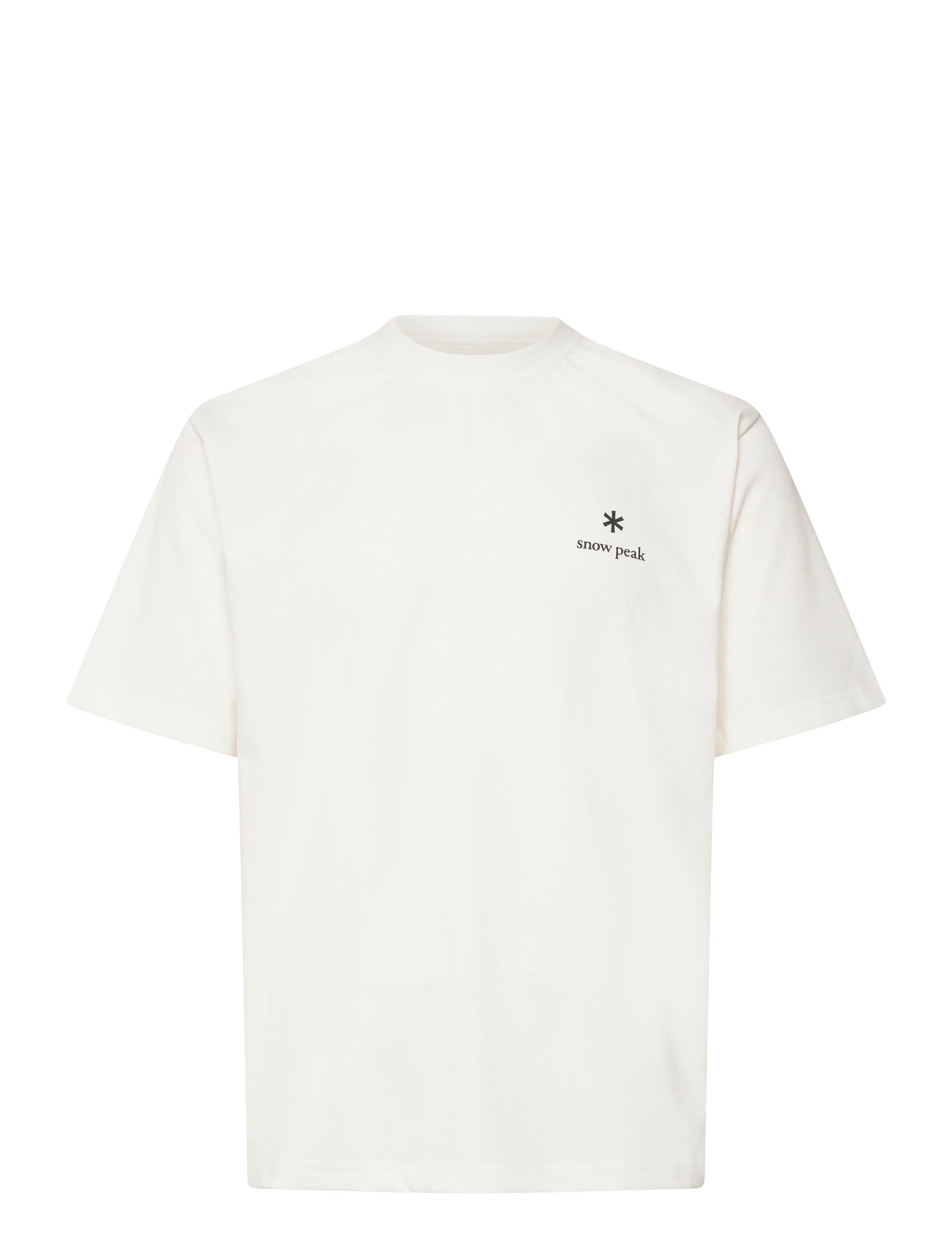 SNOW PEAK Nsd Logo T-Shirt, L, White, Sport Overdele > Sport T-shirts, Herre