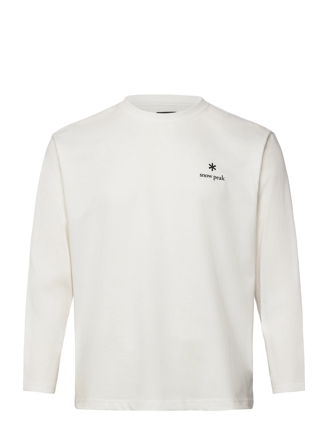 SNOW PEAK Nsd Logo L/S T-Shirt, L, White, Sports Overdele & T-shirts > Sport T-shirts, Dame