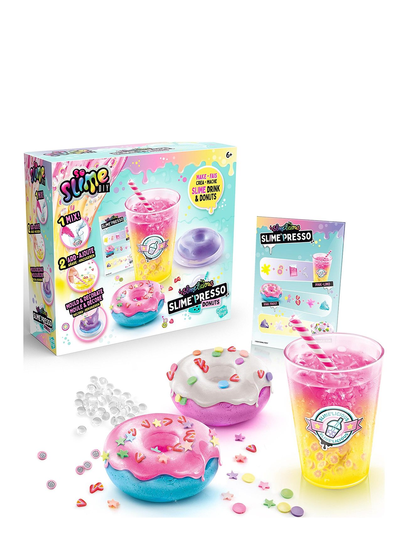 So Slime Slime Presso Coffee Shop Toys Toy Kitchen & Accessories Toy Food & Cakes Multi/patterned So Slime