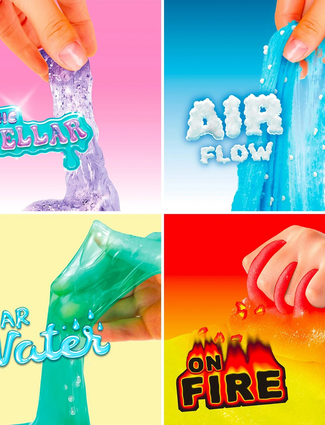 So Slime So Slime X-Tra Sensations 4 Pack, One Size, Purple, Håndværk > Slime, Børn