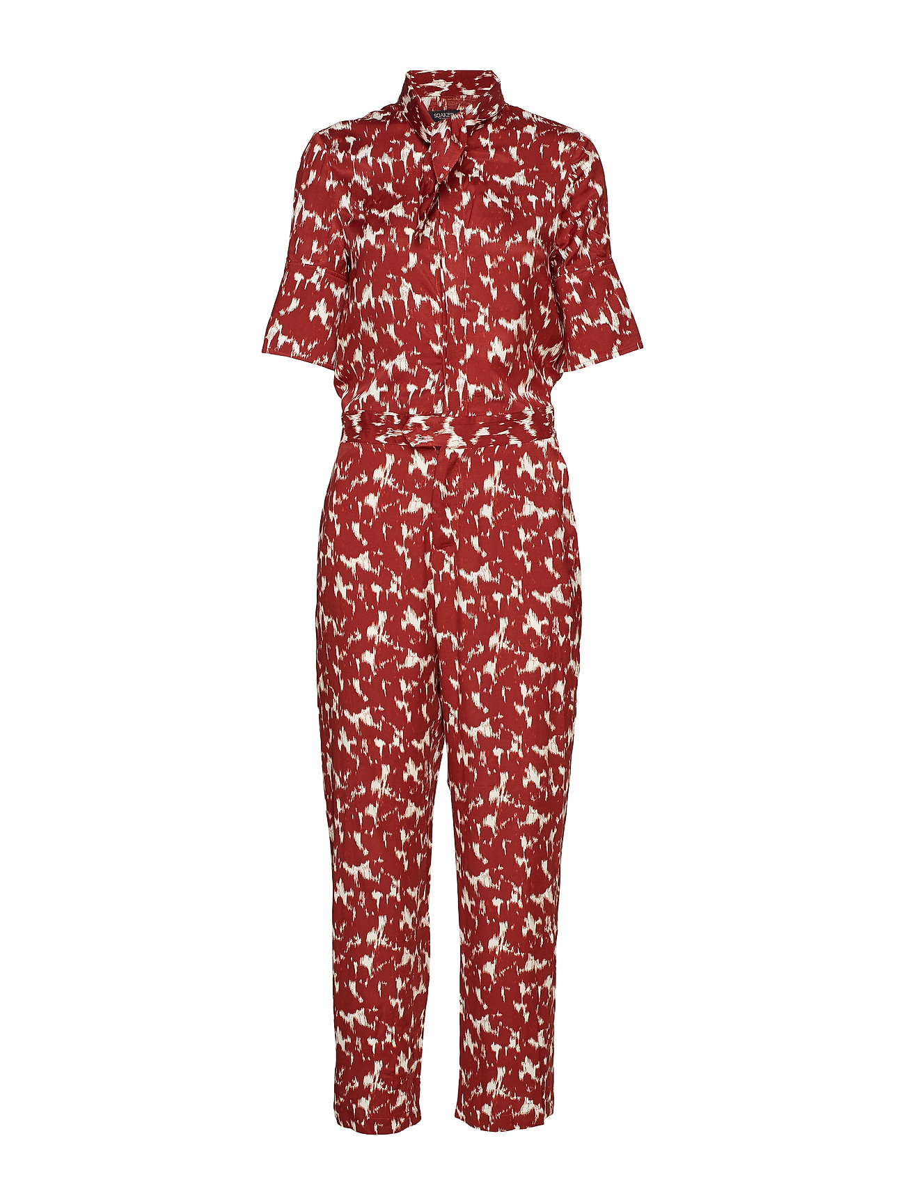 Slzaldana Jumpsuit Print Rood Soaked In Luxury soaked in luxury kopen in de aanbieding Slzaldana Jumpsuit Print Rood Soaked In Luxury soaked in luxury kopen in de aanbieding