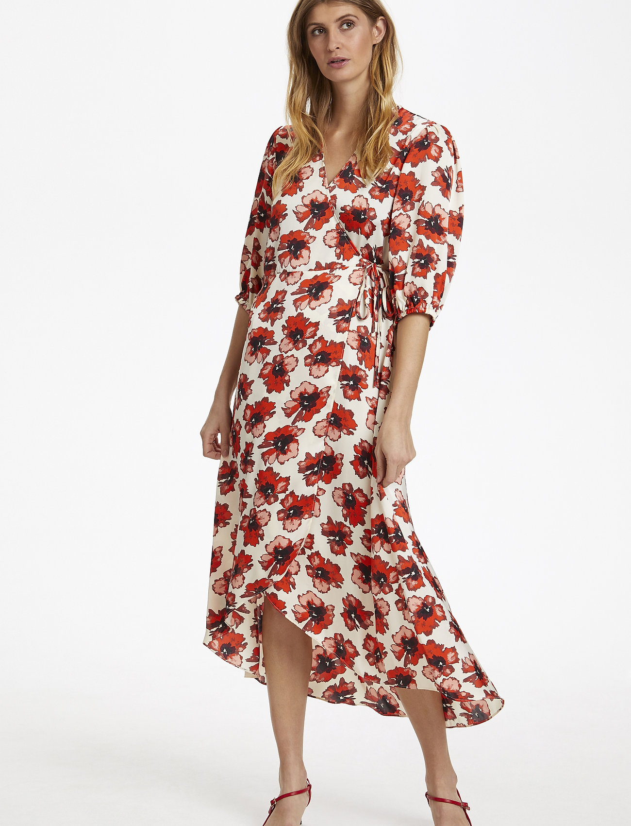 Slisabeth Dress (Antique White Flower 