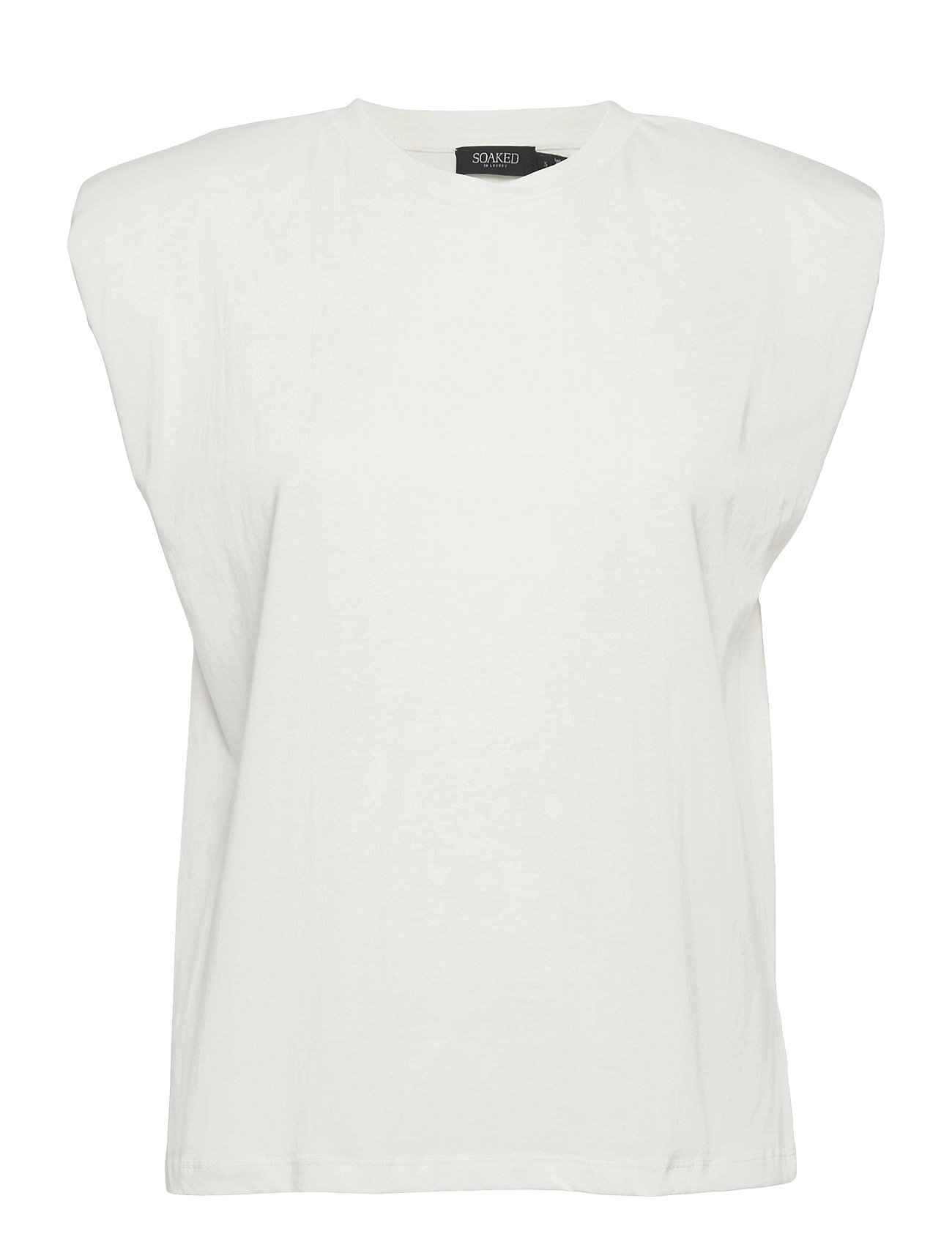 Sleryka Padded T-Shirt T-shirts & Tops Sleeveless Valkoinen Soaked In Luxury, Soaked in Luxury