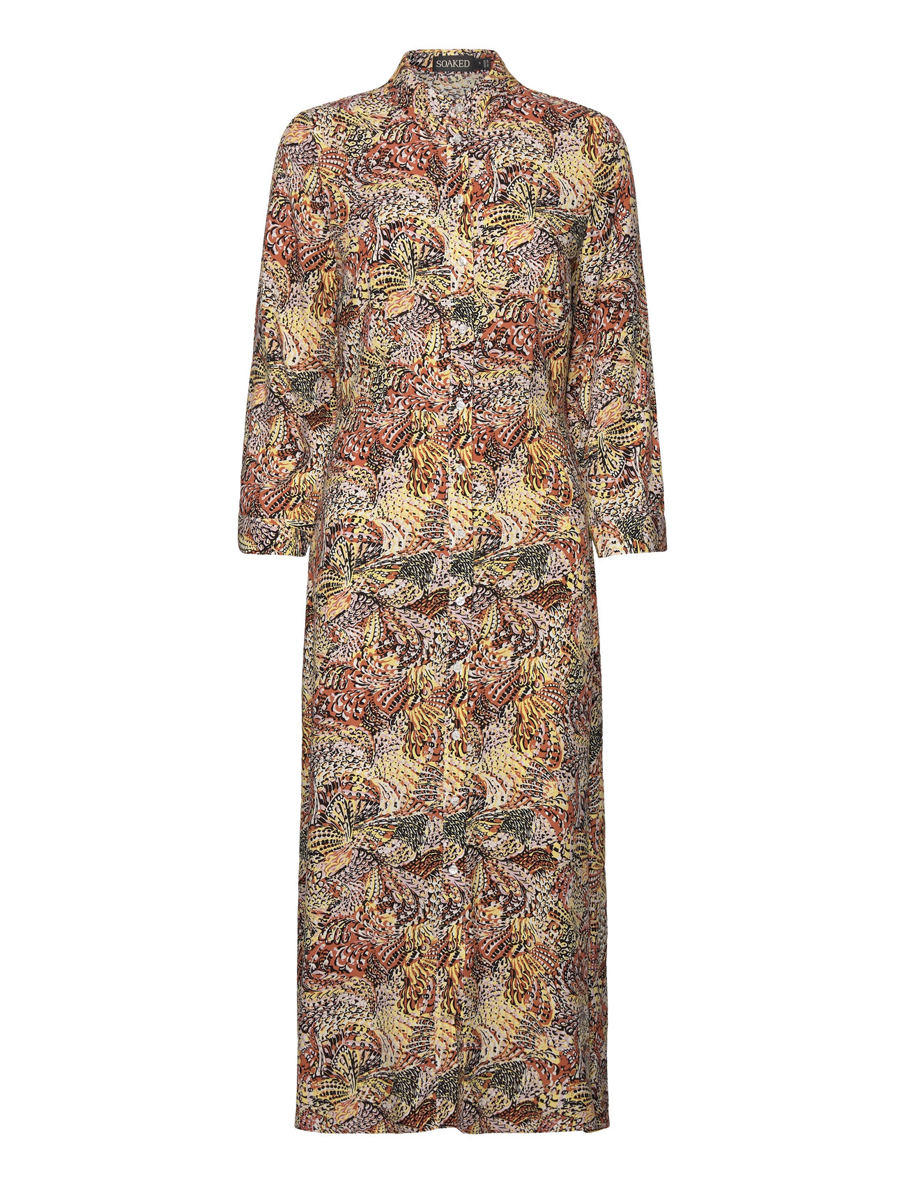 Slvioletta Shirt Dress Brown Soaked In Luxury