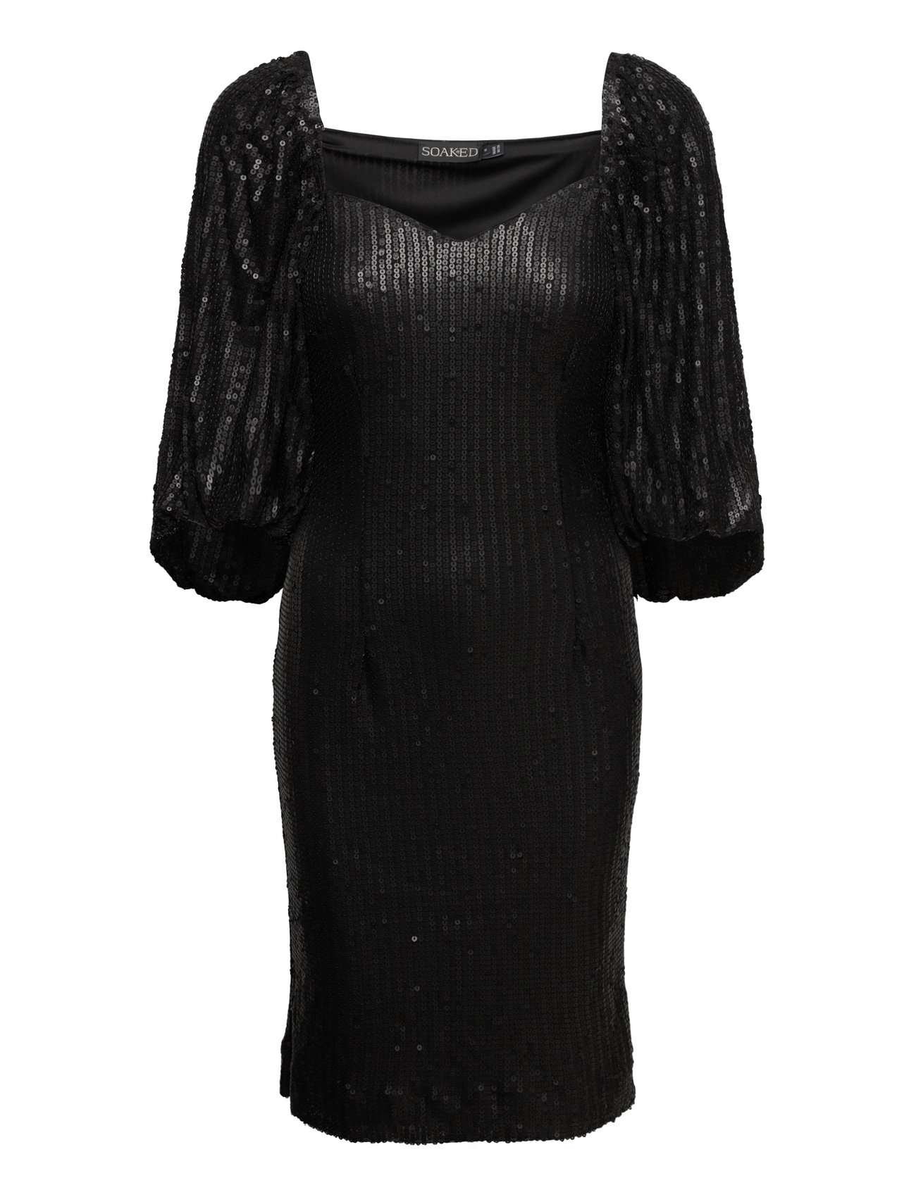 Sldalila Gausa Dress Black Soaked In Luxury