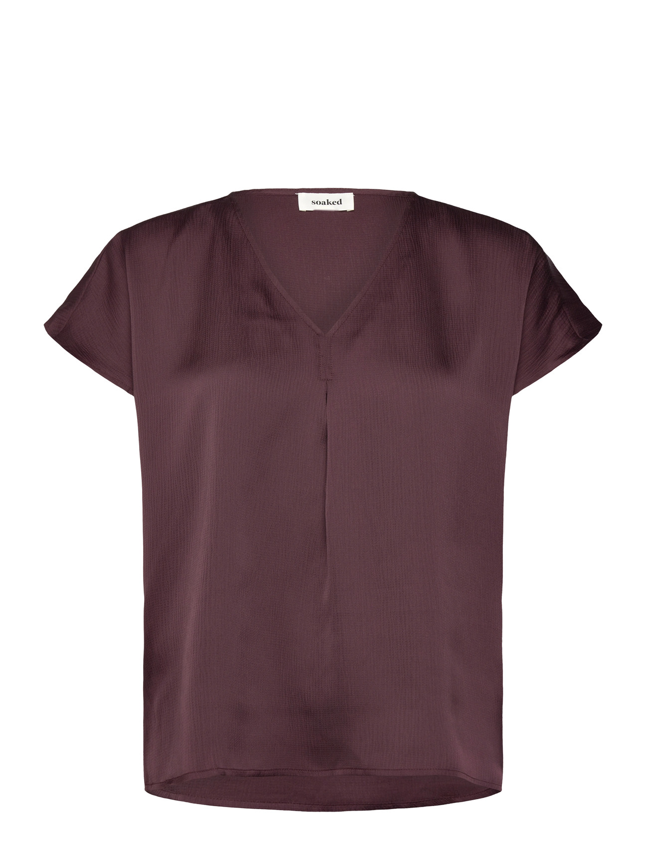 SOAKED IN LUXURY Slioana Marija Oberteil Burgundy - S - Damen