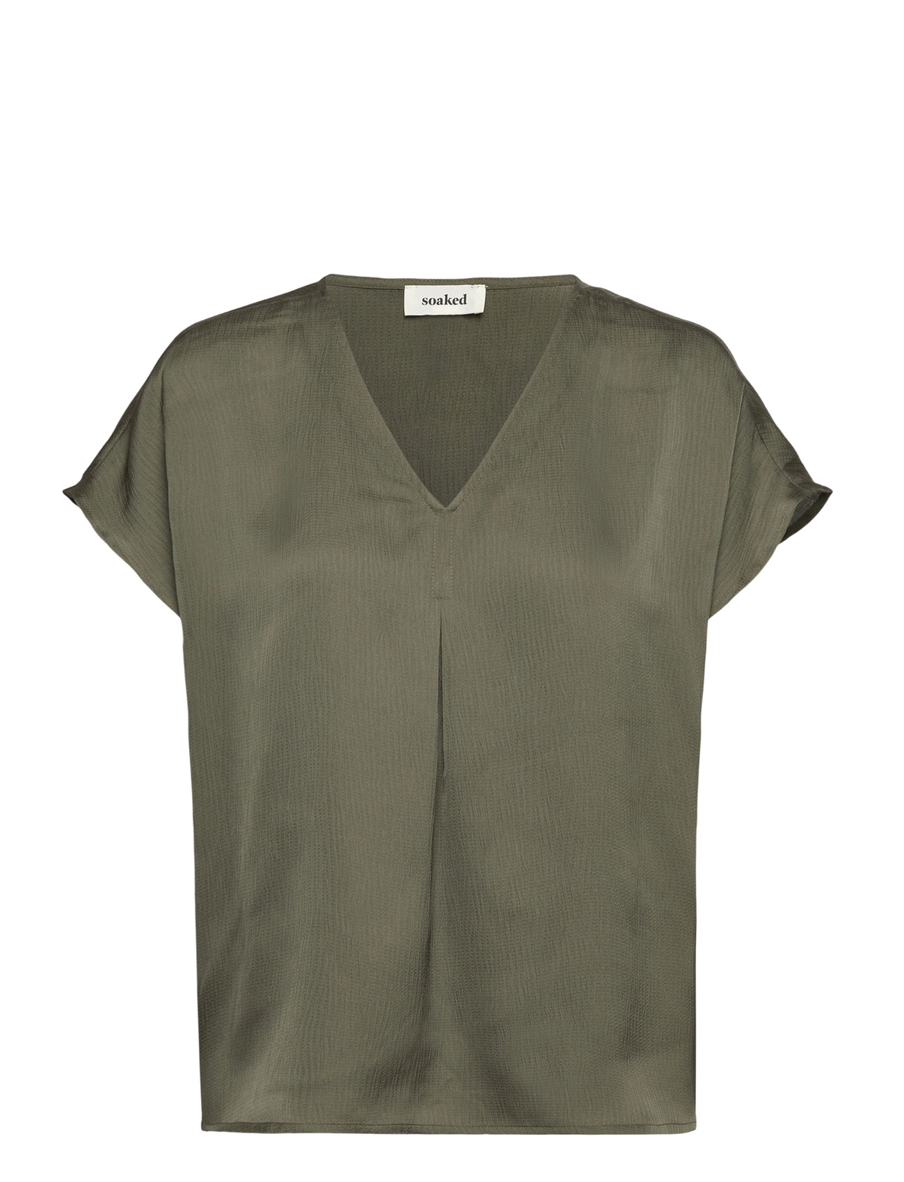 SOAKED IN LUXURY Slioana Marija Oberteil Khaki - XS - Damen