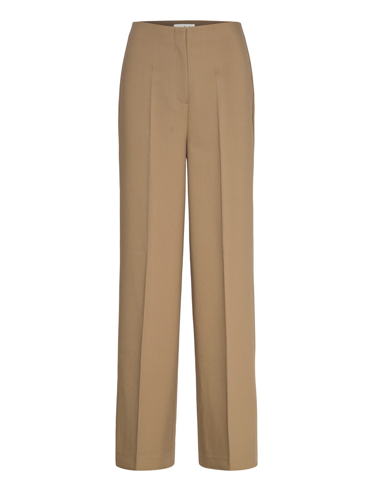 Soaked in Luxury Slcorinne Wide Long Pants, M, Brown, Bukser > Brede Ben, Dame