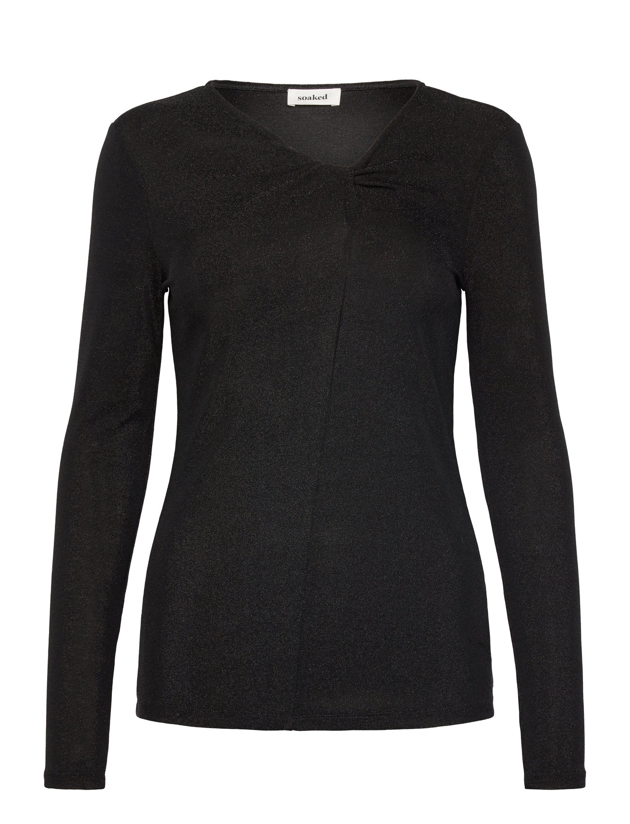 Slskylara Knot Tee Black Soaked In Luxury