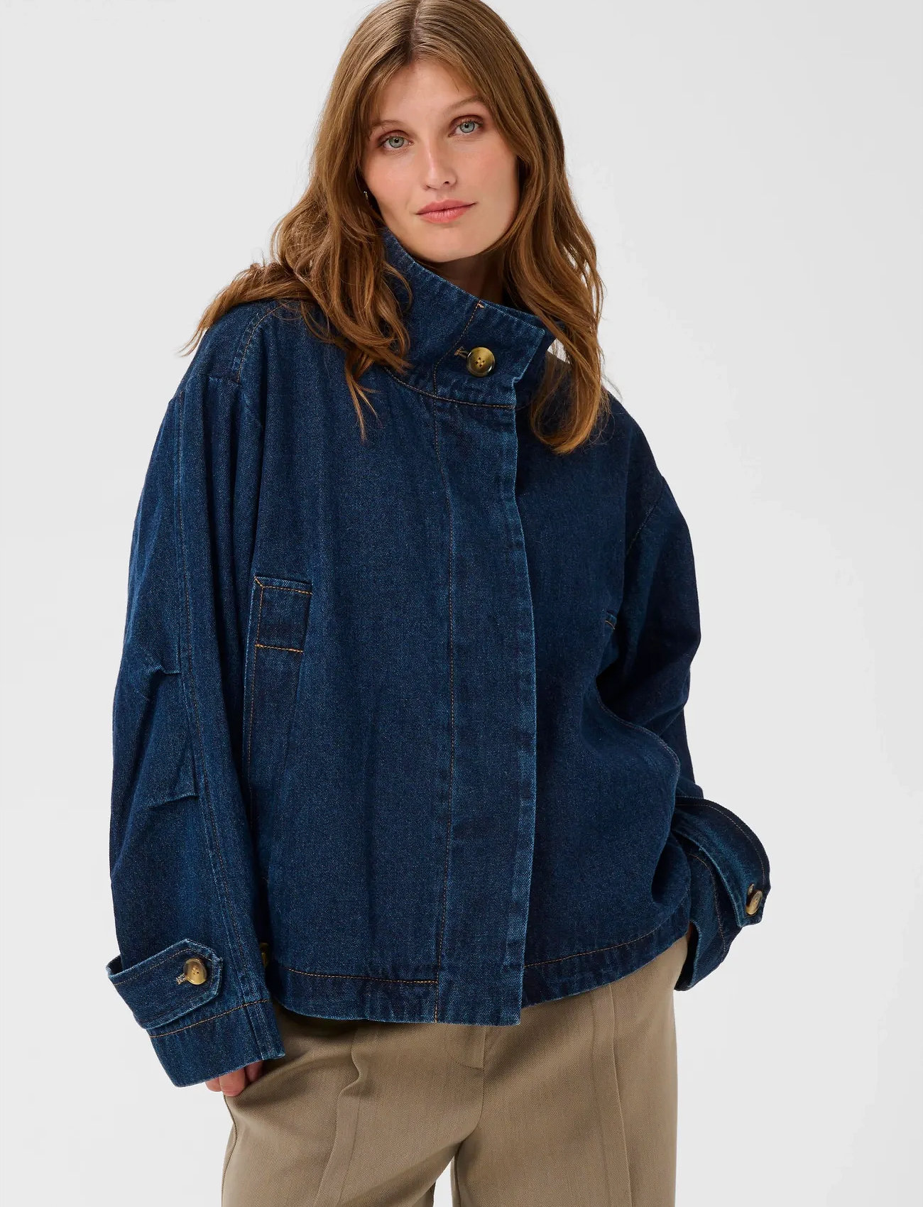 Soaked in Luxury Sljannine Cade Jacket, XL, Blue, Jakker > Denim, Dame