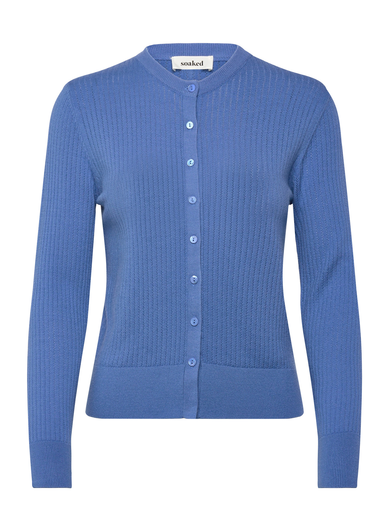 SOAKED IN LUXURY Slspina Cardigan Blau - L - Damen