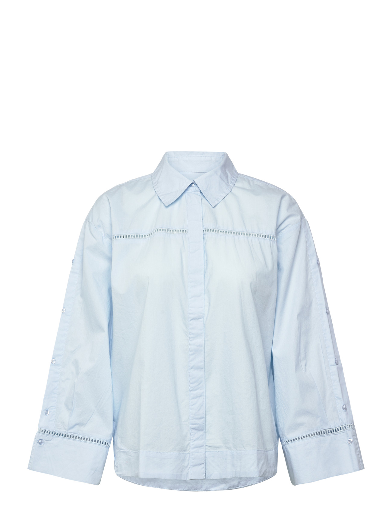 SOAKED IN LUXURY Sljani Shirt Blau - L - Damen