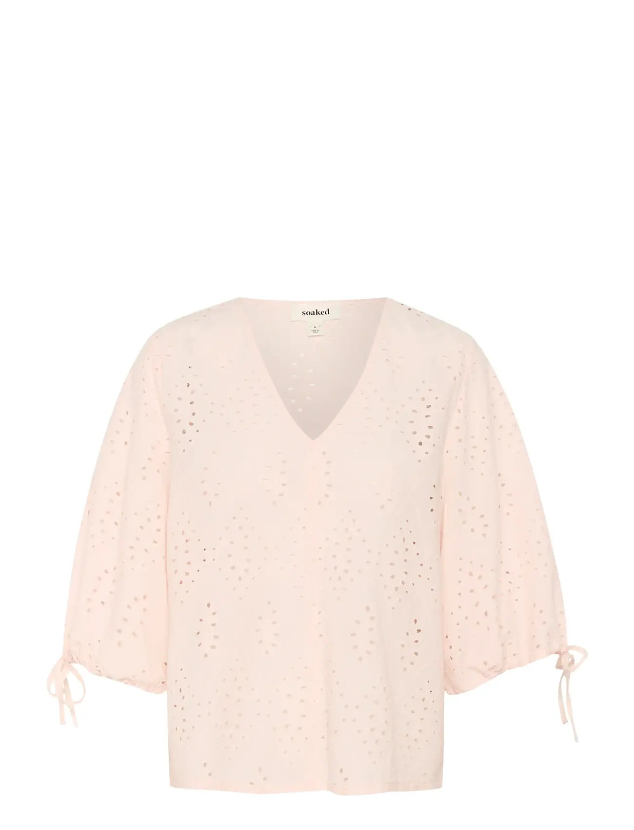 SOAKED IN LUXURY Sljoella Bluse Ss Pink - L - Damen