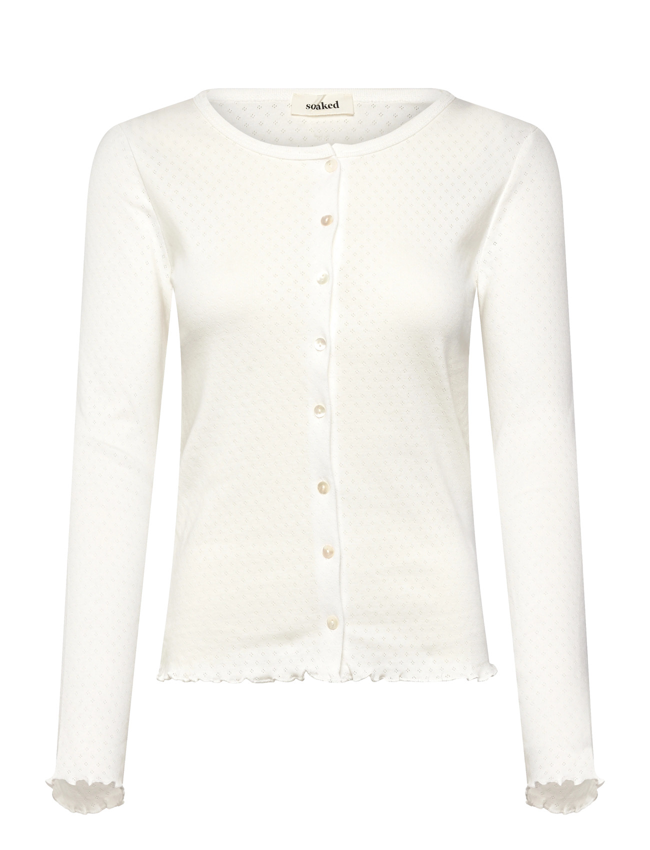 SOAKED IN LUXURY Slvenola Cardigan Cream - L - Damen