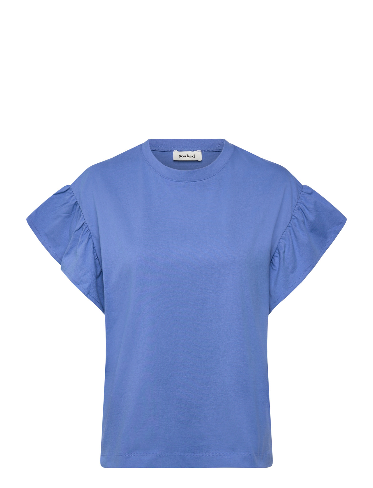SOAKED IN LUXURY Sljina Flary Tee Blau - L - Damen