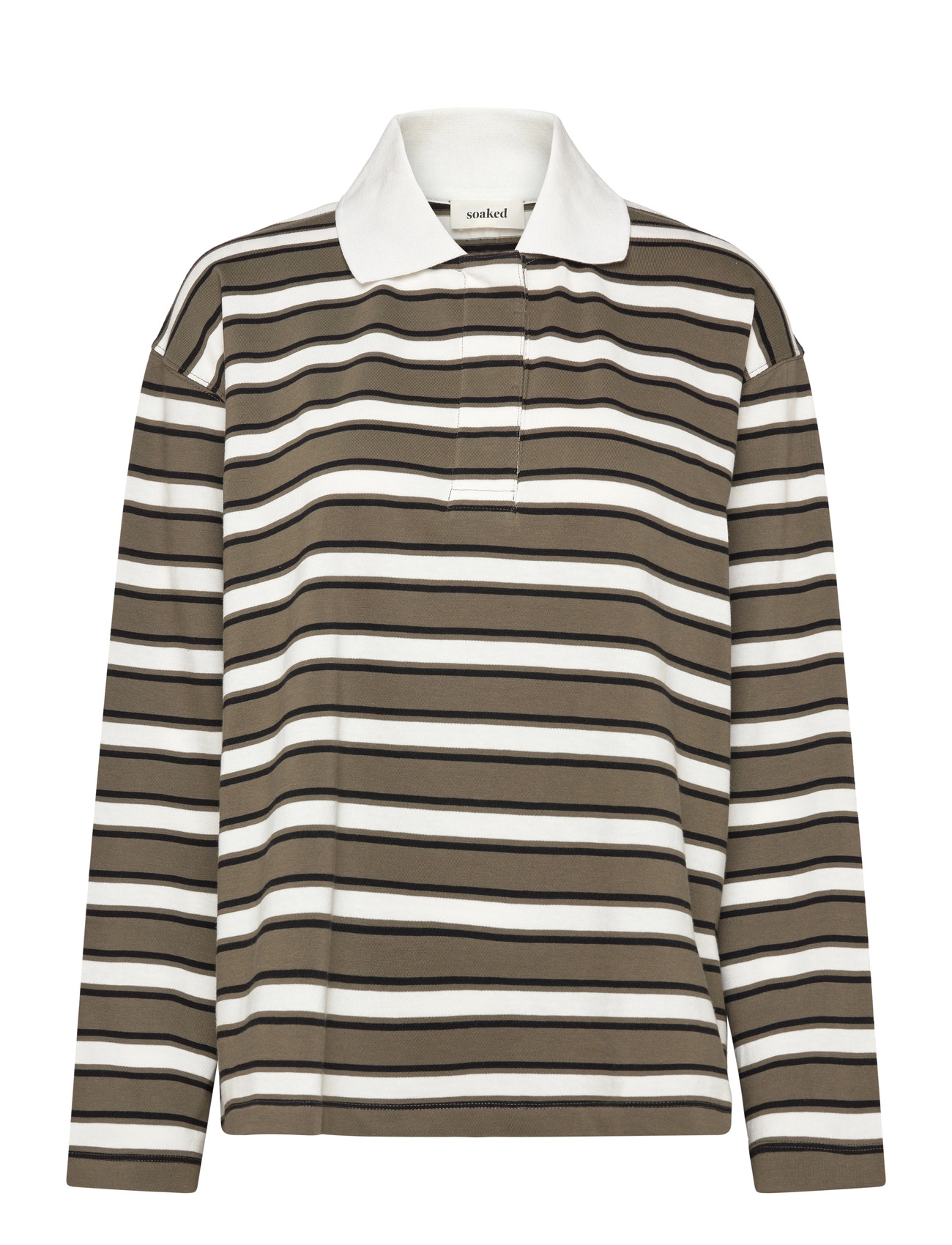 SOAKED IN LUXURY Slneo Polo Shirt Weiß - L - Damen