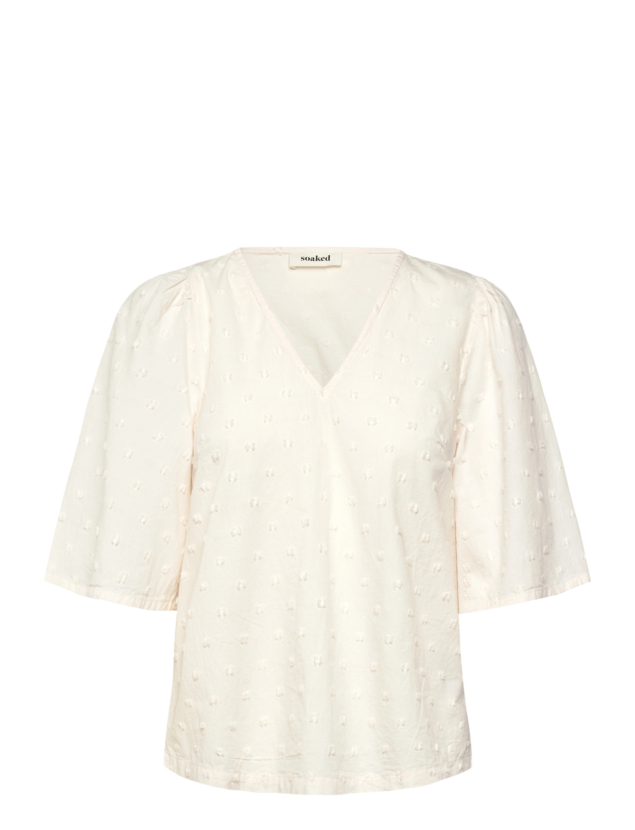 SOAKED IN LUXURY Slsunela Felisia Oberteil Ss Cream - L - Damen