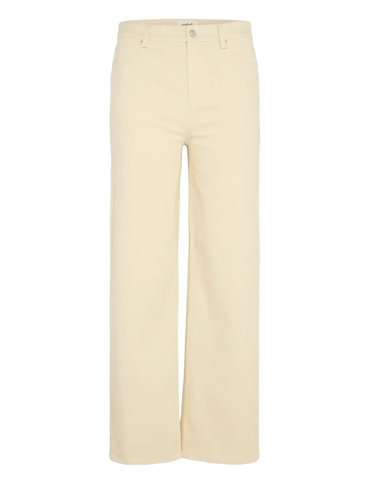 SOAKED IN LUXURY Slsandja Plain Vanesa Hosen Cream - XL - Damen