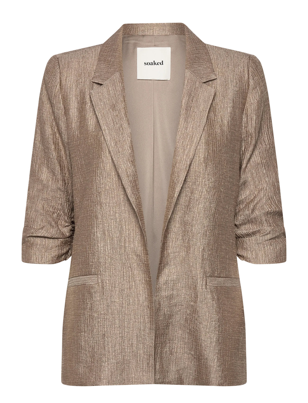 SOAKED IN LUXURY Sllaurie Blazer Beige - XS - Damen