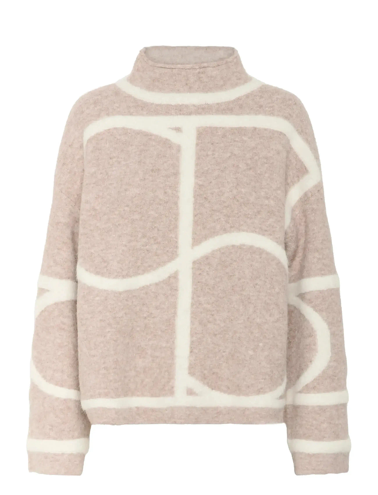 SOAKED IN LUXURY Slsorea Mono Pullover Beige - XL - Damen