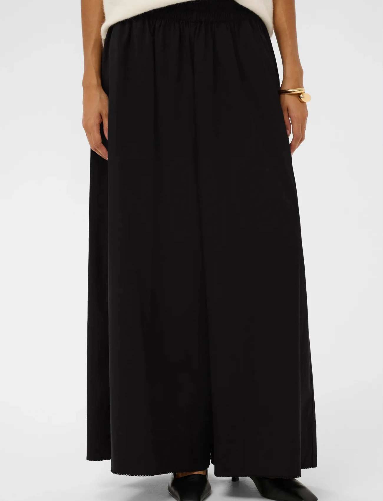 Soaked in Luxury Slnoelle Pants, XS, Black, Bukser > Brede Ben, Dame