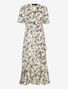 SLKarven Printed Dress SS - midi-kleider - birch ethnic print